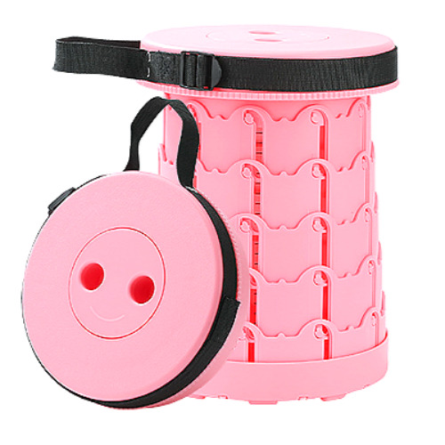 라온플렉스 휴대용 접이식 자바라 의자 높이조절 캠핑 스툴 아코디언 폴딩 체어 간이 대기 10,950원