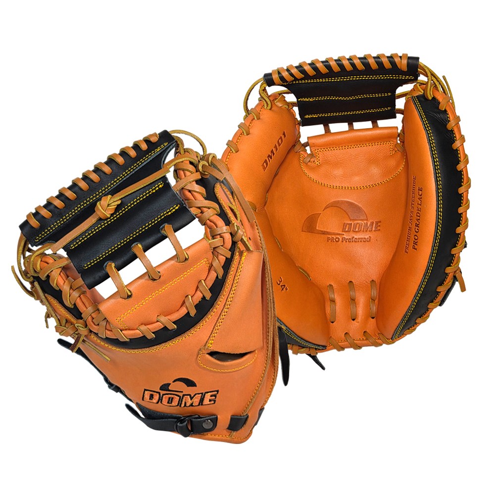 DOME 돔 글러브 포수 좌투용 DM101 (OR/BK), 1개, OR/BK 149,000원