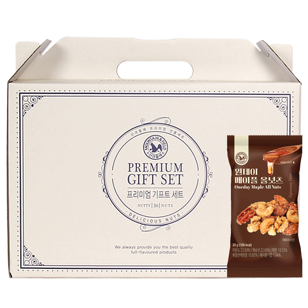 산과들에 원데이메이플올넛츠 30입 선물세트, 20g, 1세트 23,100원