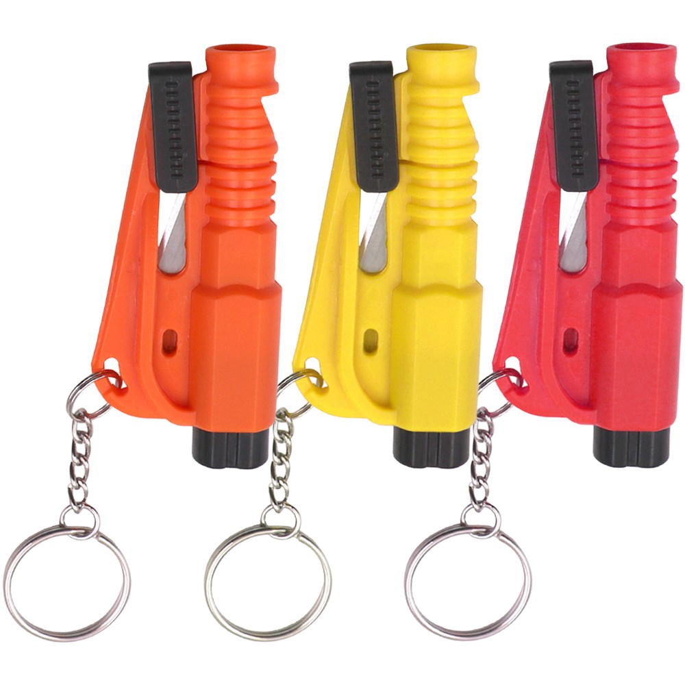 유리창깨기 자동차 안전용품 차량용망치 비상탈출 안전벨트커터, 3색3개, 1개 8,850원