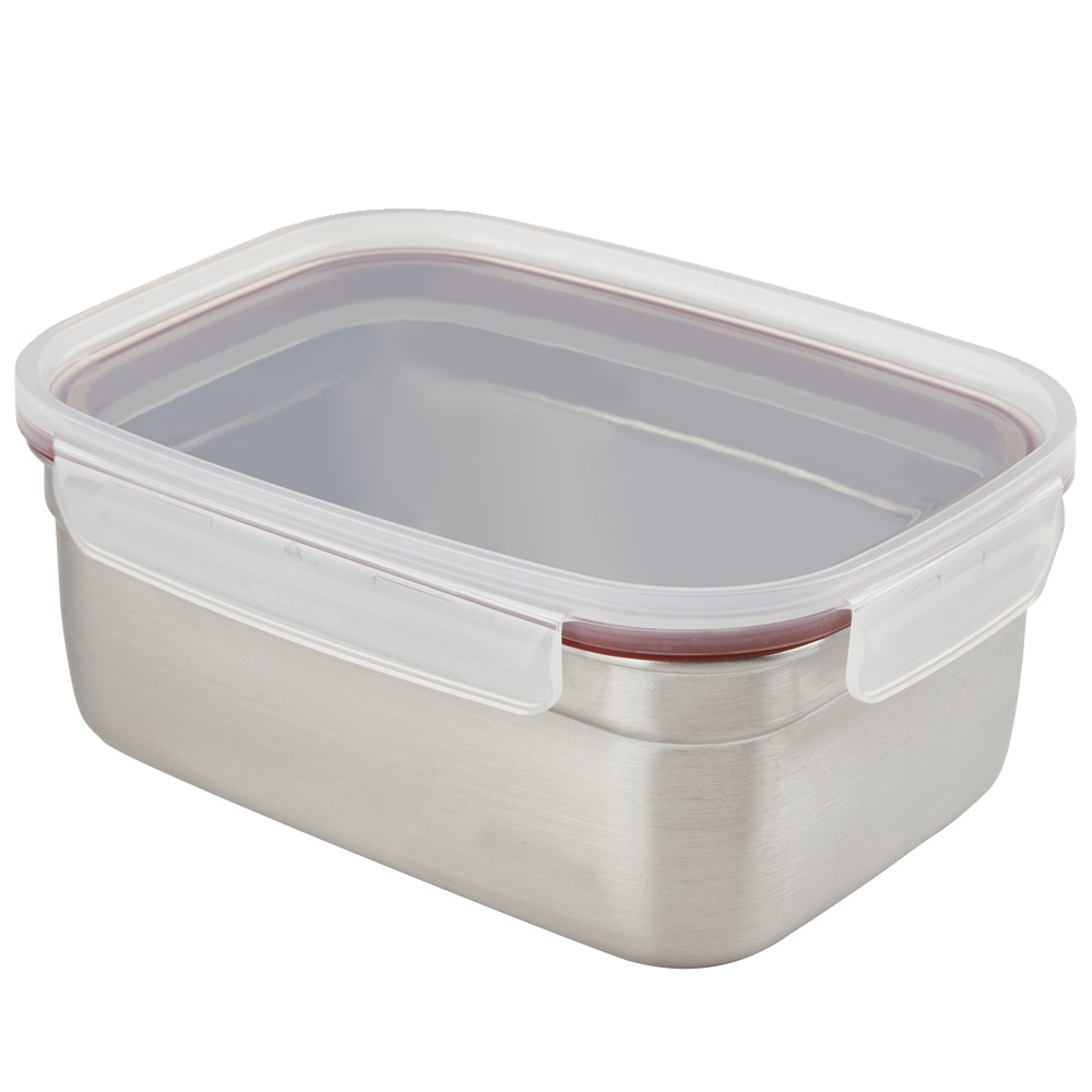 국산 스텐 밀폐용기 사각 반찬통 김치통, 1200ml, 1개 11,000원