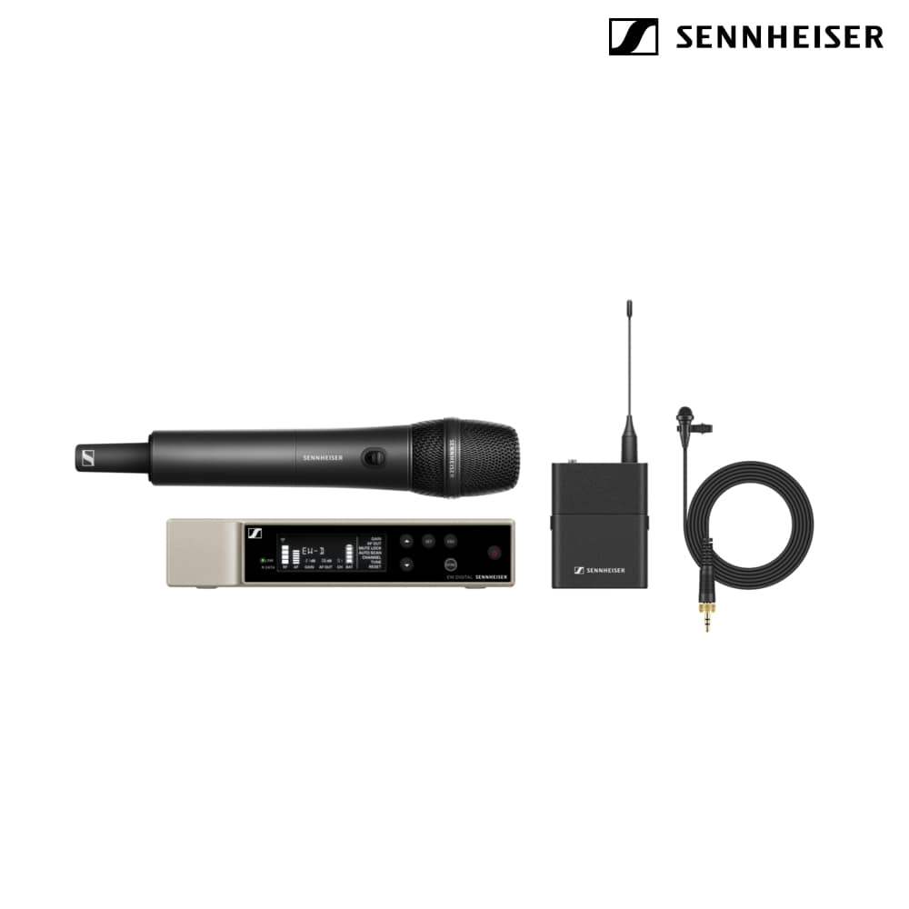 [Sennheiser] 젠하이저 EW-D ME 2/835-S COMBO 핸드헬드&핀 디지털 무선 마이크 세트(비허가대역: 925-937.5) 1,843,000원