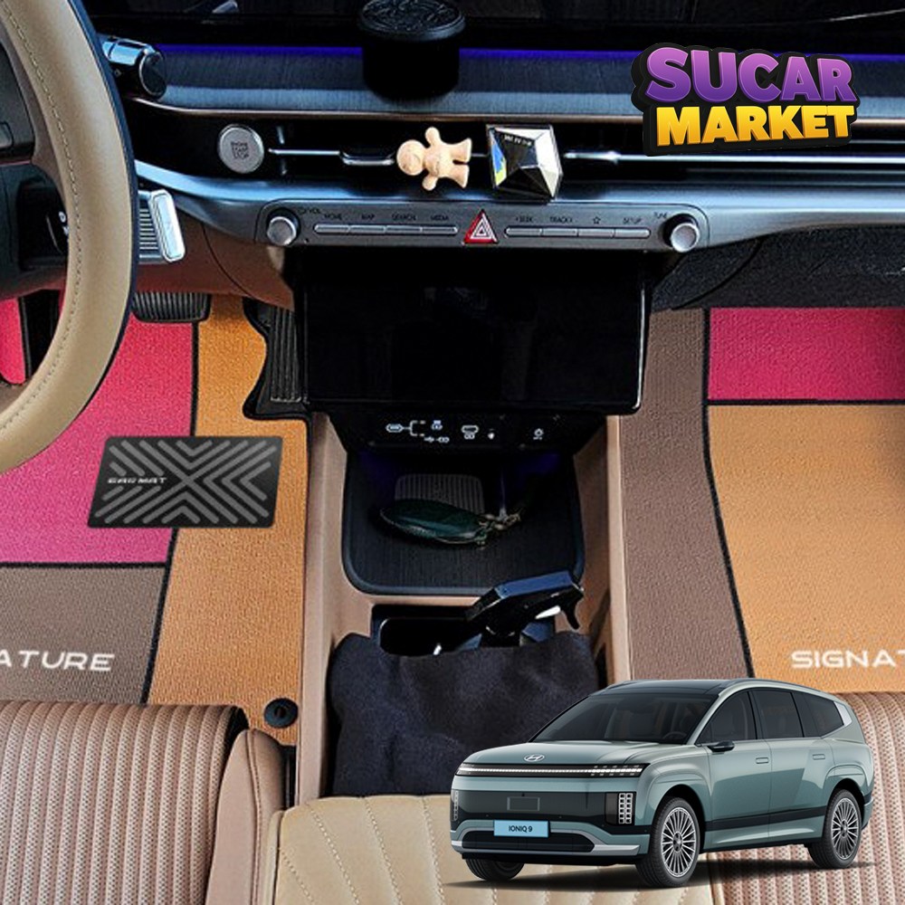 비스포크 영차 아이오닉9 디자인 카매트 레터링 프리미엄 트렁크 바닥 매트 267,900원