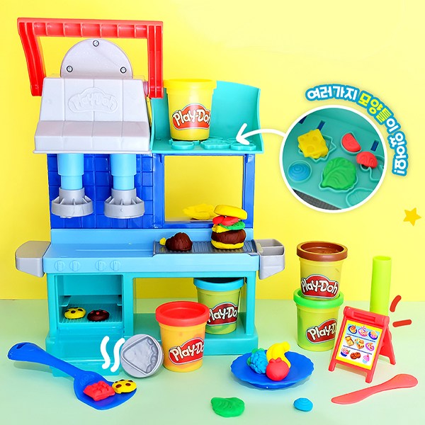 (해즈브로) 플레이도 레스토랑 세트 F8107 플레이도우 클레이, 1개 39,800원