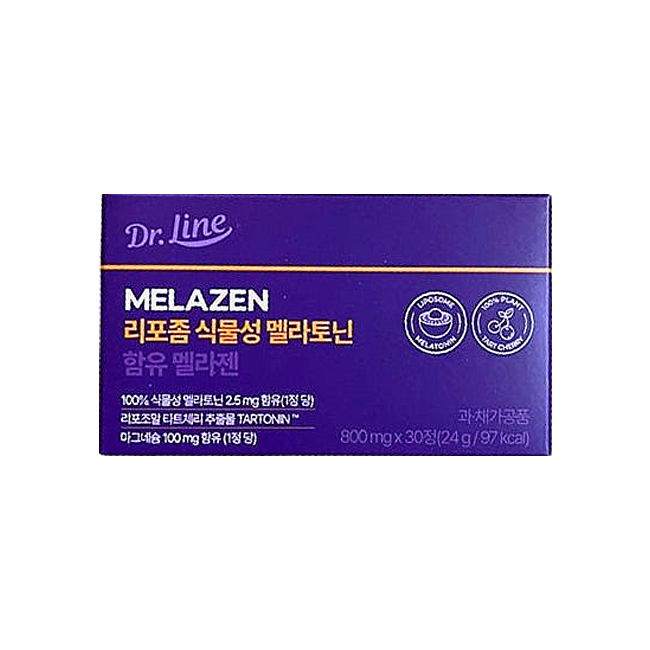 닥터라인 리포좀 식물성 멜라토닌 건강환 30p 40,500원