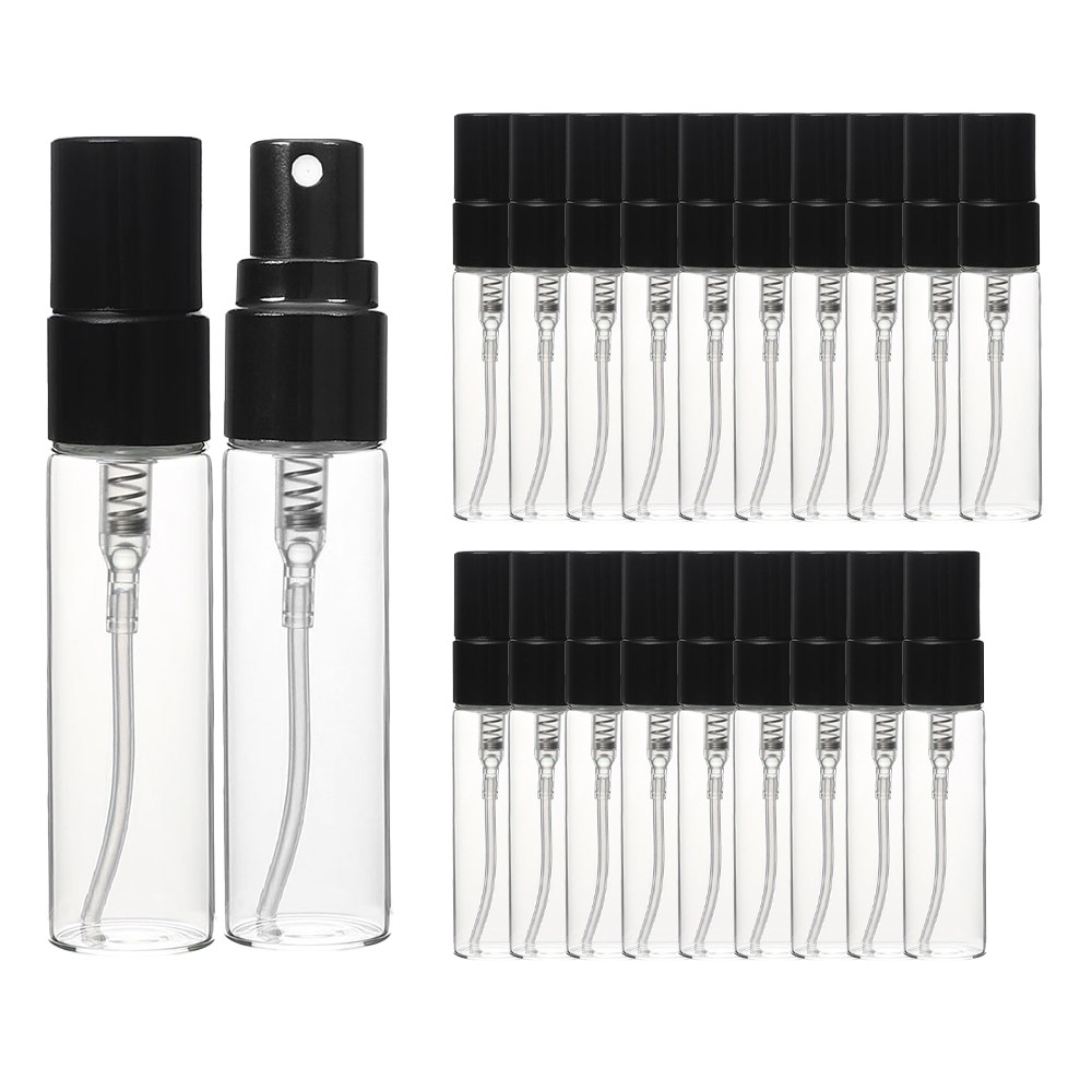 향수용기 블랙 투명 스프레이 공병 5ml 20개 알루미늄뚜껑, 5ml 12,100원