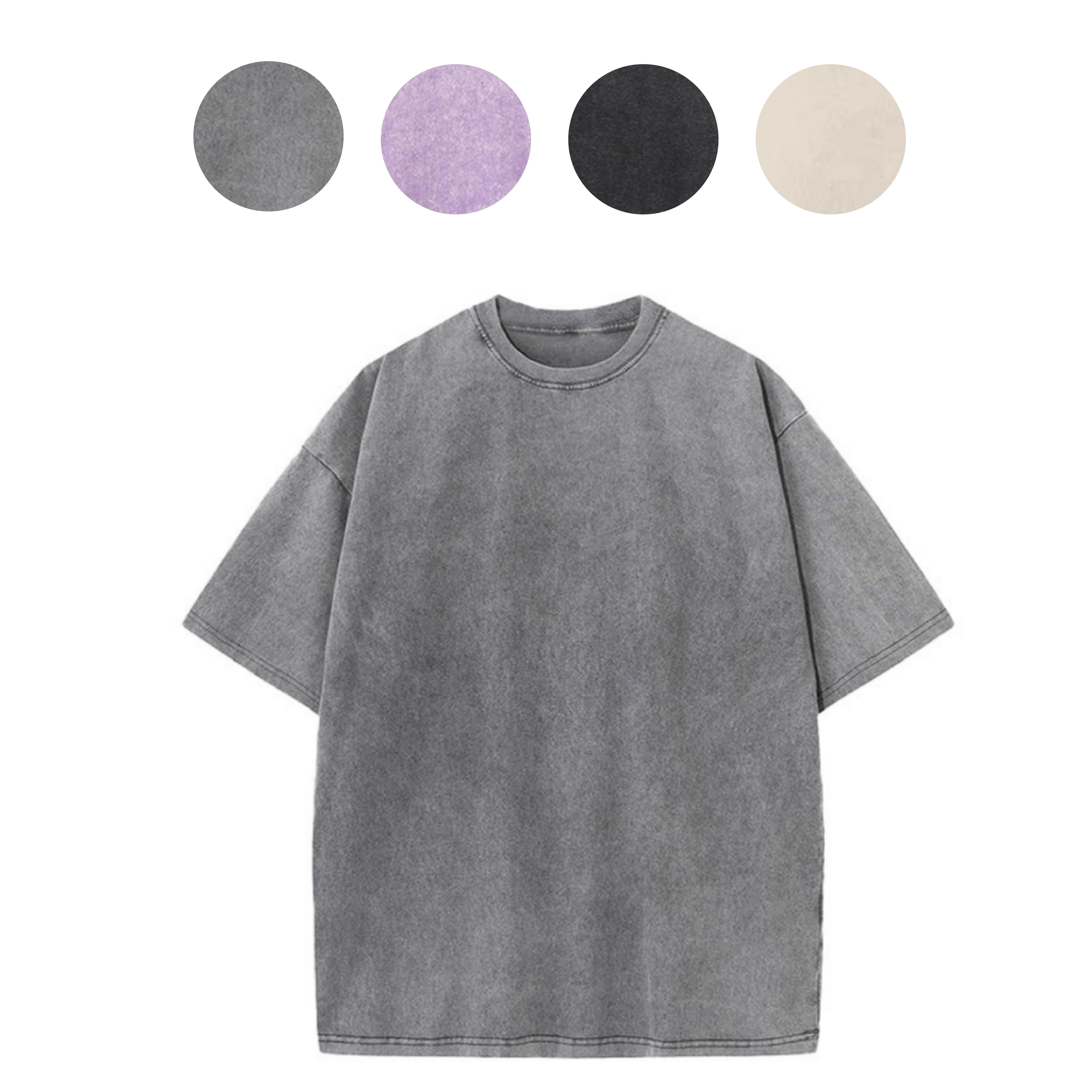 피그먼트 워싱 빈티지 순면100% 16수 무지 반팔티 오버핏 S-5XL[에이비씨홈] 16,000원