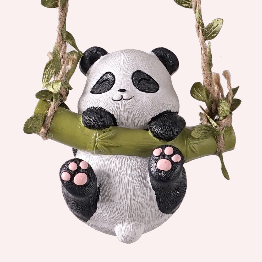 morningscent 해피타임 행잉 펜던트 그네 타는 판다 12,900원