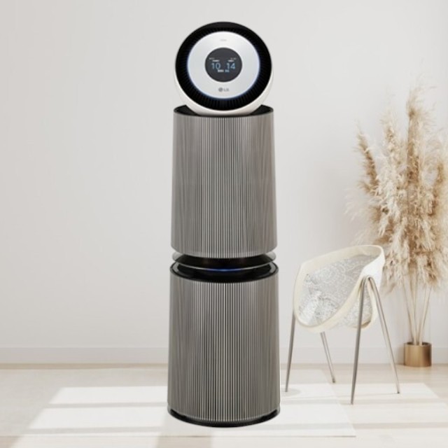 LG전자 퓨리케어 오브제컬렉션 360도 공기청정기 알파 UP 일반 필터 AS353NS3A 본품 AS353NSDA 114m2 + 필터 PFSNAC02 방문설치 1,854,340원