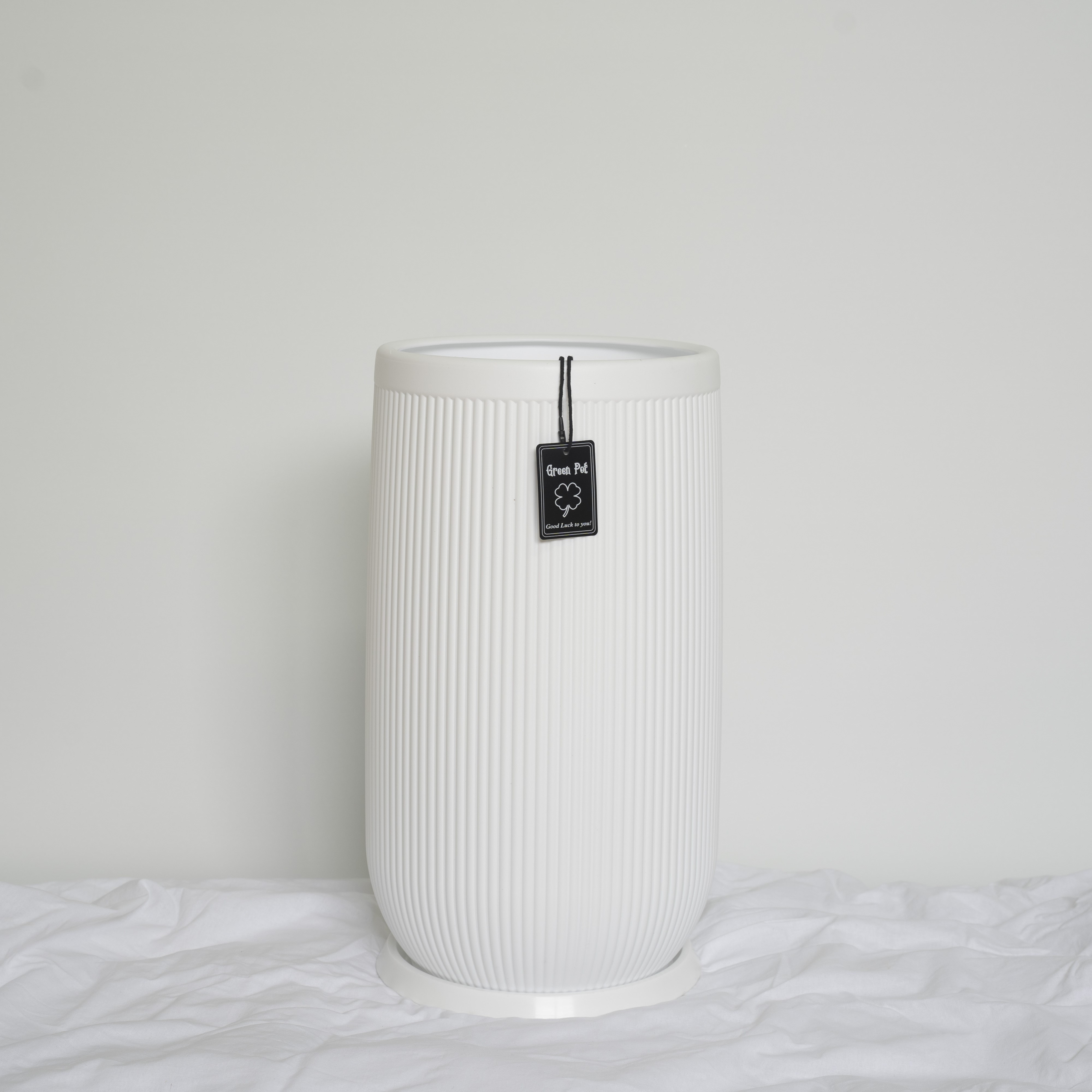 재미있는화분 플라스틱 화분 원통 굴림 스트라이프 20,900원