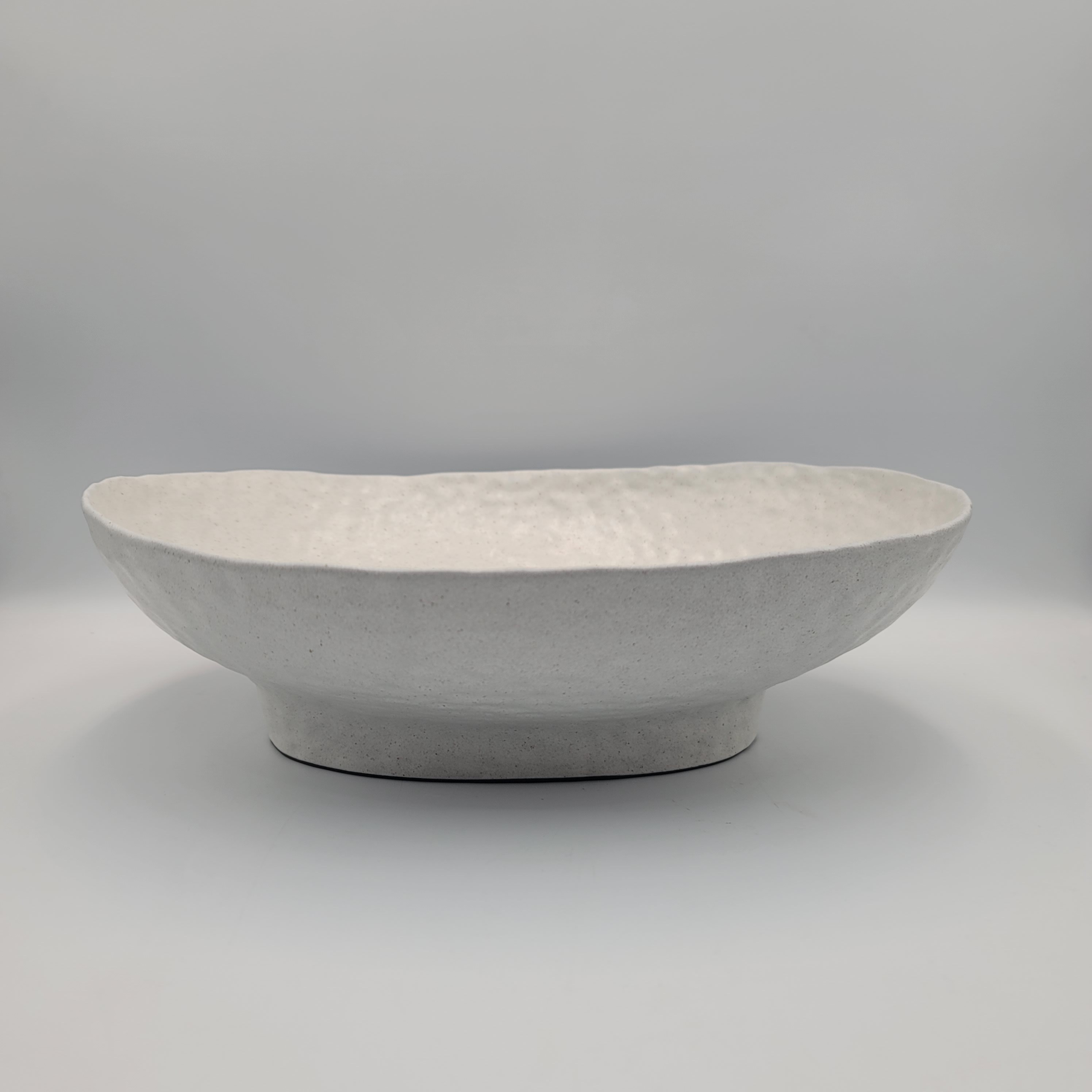 대형 샐러드볼 굽접시 갈비찜 잡채 디너 메인 타원 도자기접시 30cm, 화이트, 1개 57,000원