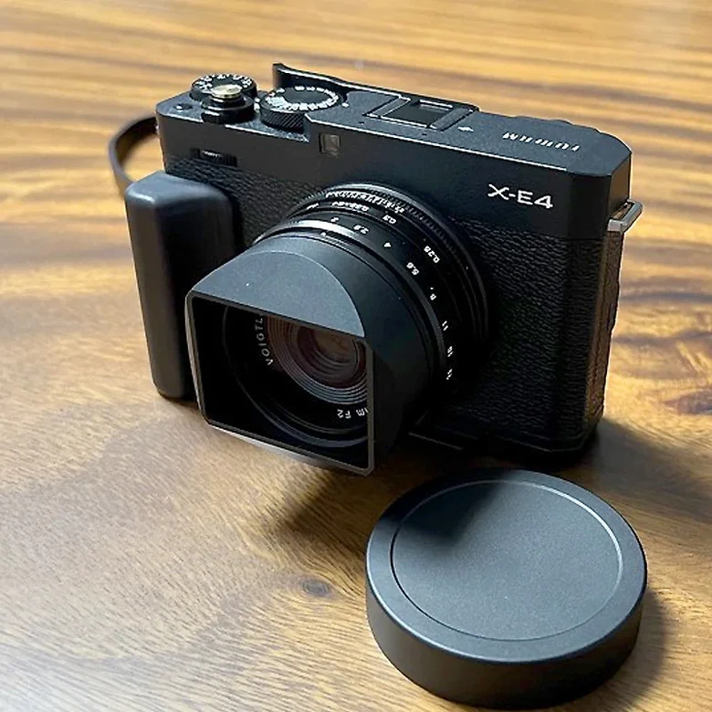 렌즈 보호VOIGTLANDER ULTRON 27mm F2 COLOR-SKOPAR 18mm F2.8용 나사식 금속 사각 렌즈 후드(금속 캡 포함 91,400원