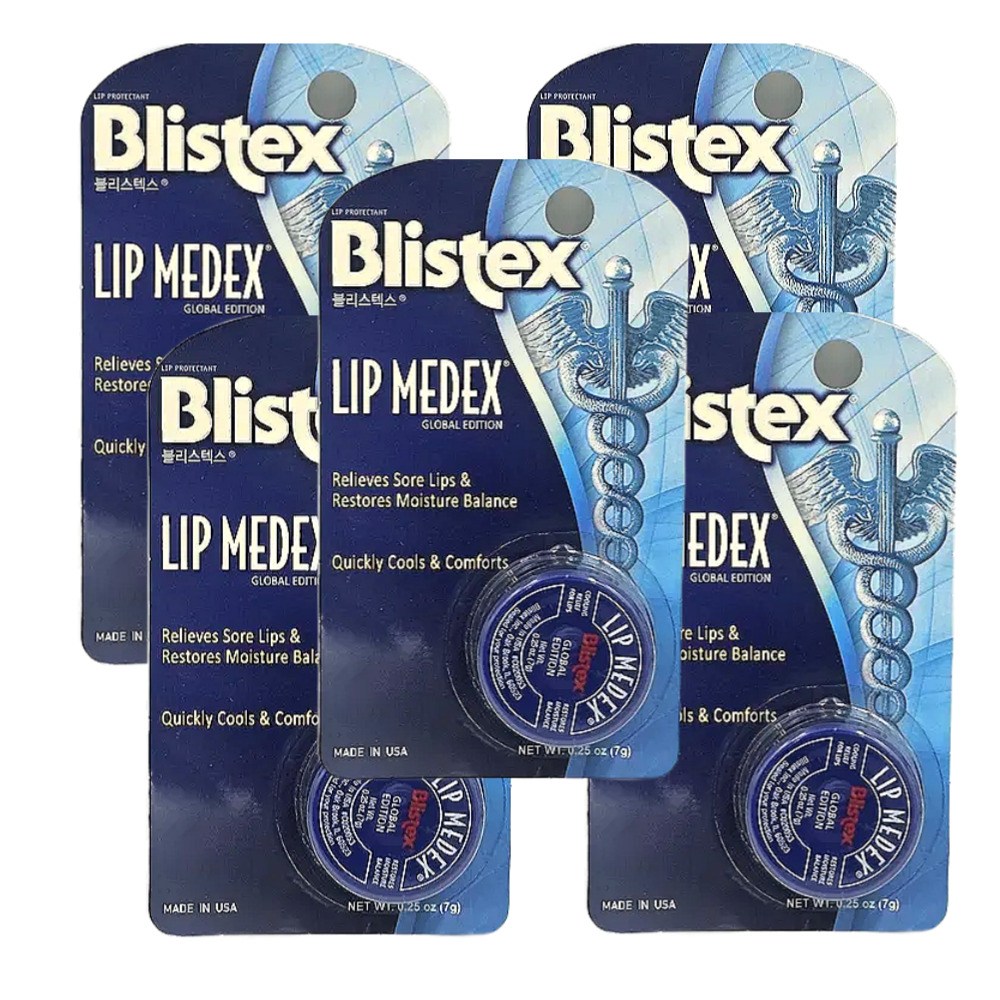 [피지엘]블리스텍스 립밤_립 메덱스 립밤_케어립밤_쿨링 립밤, 7g, 5개 22,000원