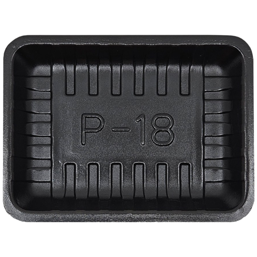 풍원 PSP트레이 발포트레이 18호 검정 스티로폼용기 정육 생선 족발 포장용기, 1000개, 1박스 87,900원