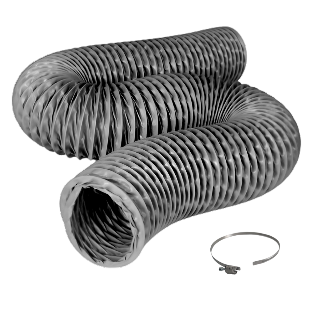 덕트몰 질긴 타포린 천자바라 주름관 덕트호스 + 고정용 스텐밴드 세트 9,100원