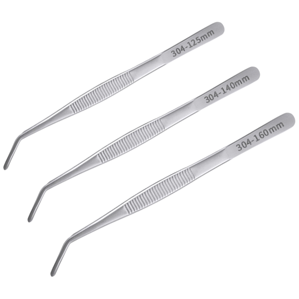 플러스리빙   핀셋  SUS 304  곡선형 12.5cm 14cm 16cm 정밀 집게 스테인레스 5,800원