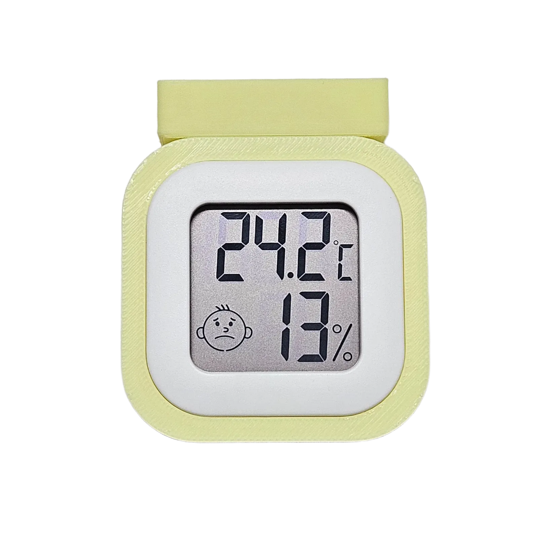 도마뱀 온습도계 자석거치대 크레스티드 게코 파충류 피그미다람쥐 햄스터 소동물 사육장 꾸미기, 1개, 옐로우 12,000원