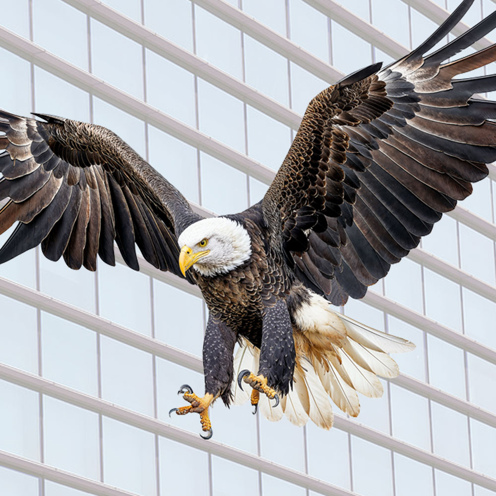 독수리 실사스티커 데코 그래픽 포인트 스티커 UV인쇄 리무버블 스티커제작 22,000원