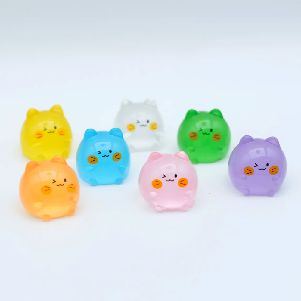 LETOJ 테라리움 소품 미니 야광 피규어 동글냥, 1개 6,600원