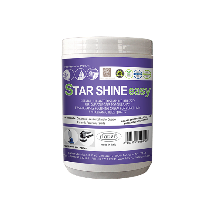 [파버] 스타 샤인 이지 1kg / 포세린타일 광택제 화강석 광택크림 뛰어난 광택과 지속력 오염방지 대리석광택제 / Faber Star Shine Easy, 1개 61,000원