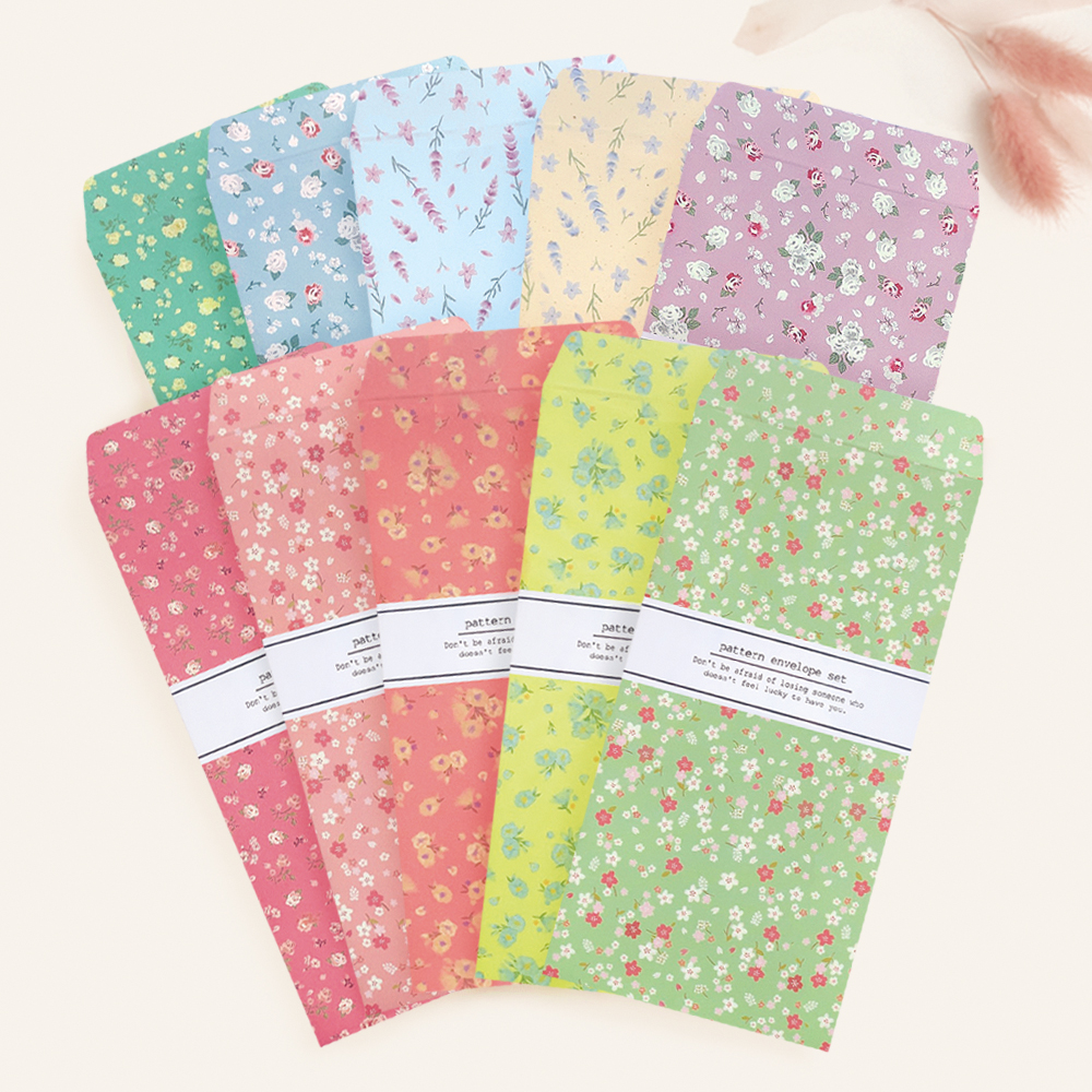 플라워패턴 용돈봉투 세트 FB501, 혼합색상, 50개 5,430원