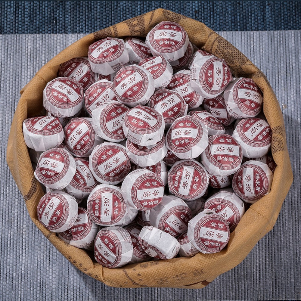 운남보이차 찹쌀향 보이 숙차 윈난 진향 소타차 동전크기 보이차 17,100원