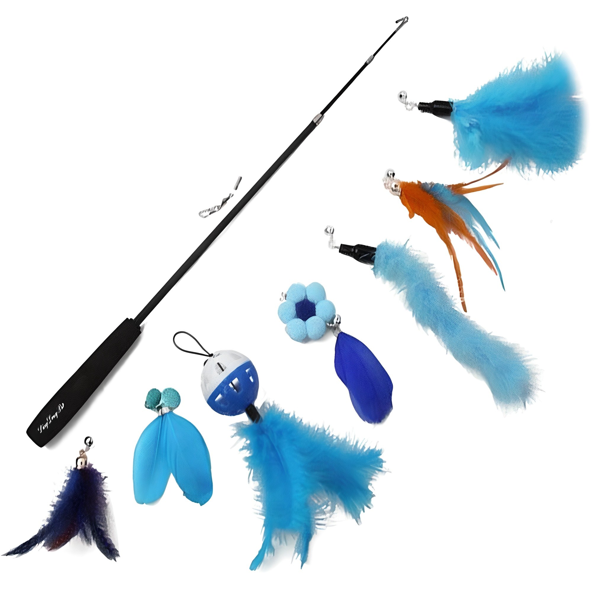 딩동펫 고양이 컬러풀 낚싯대 8종 세트 8,300원