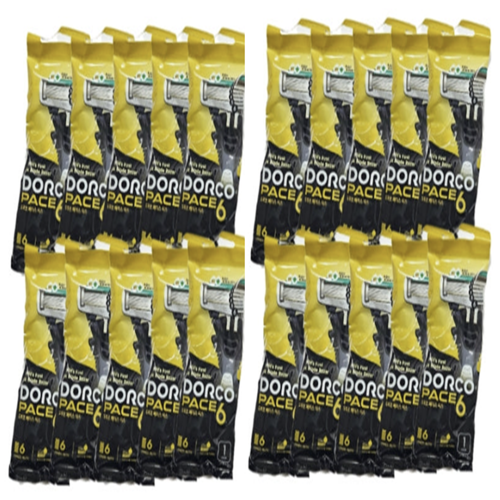 도루코 6중날 페이스6 면도기 10개 일회용 휴대용 28,000원