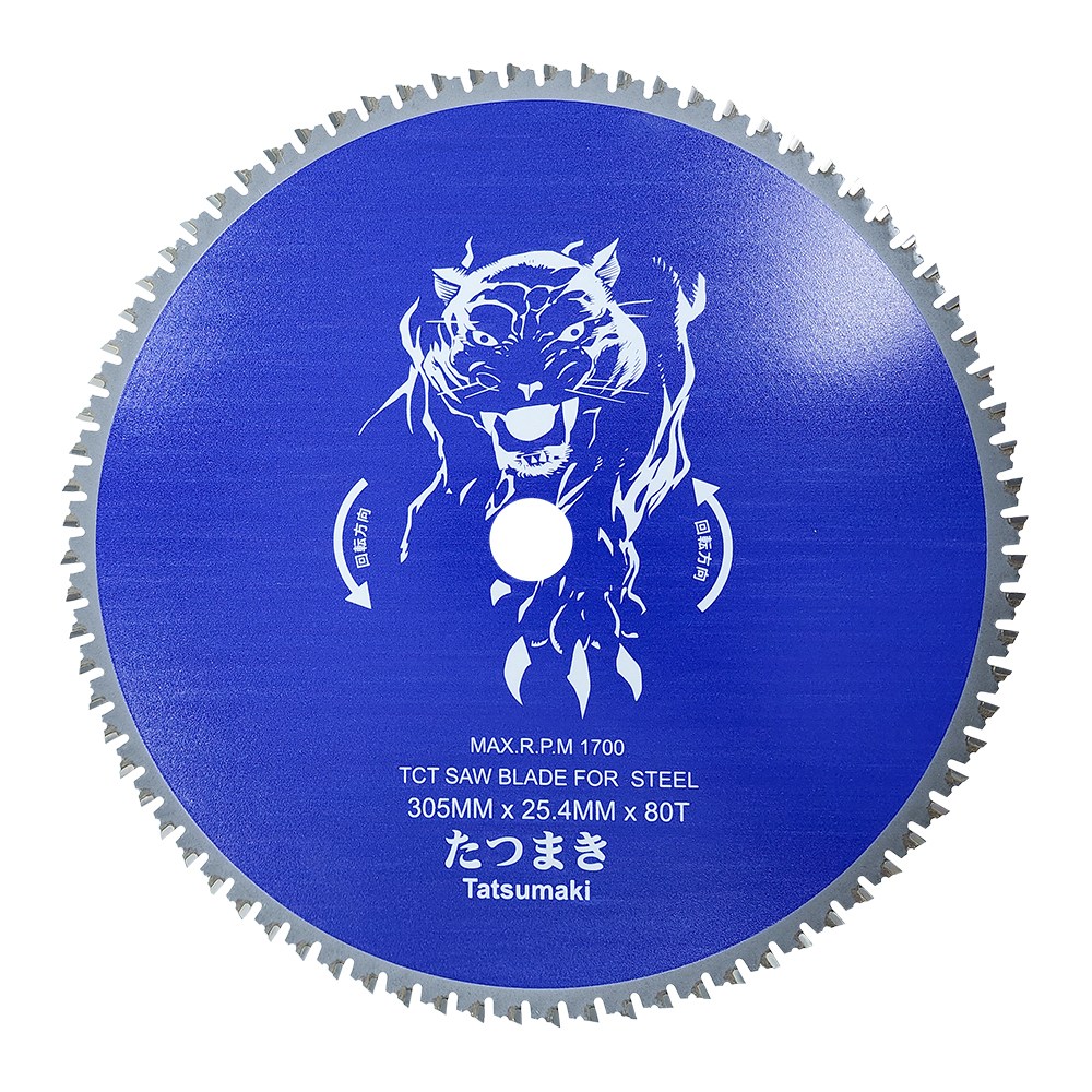 타쓰마끼 원형톱날 금속용 305 x 25.4 x 3.0 x 80T, 1개 45,000원