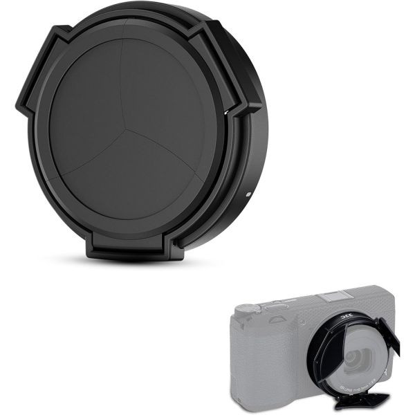 JJC 알루미늄 렌즈 캡 커버 프로텍터 Ricoh GR IIIx HDF GR3x III GR3 II GR2 소프트 EVA 내부 블랙 44,200원