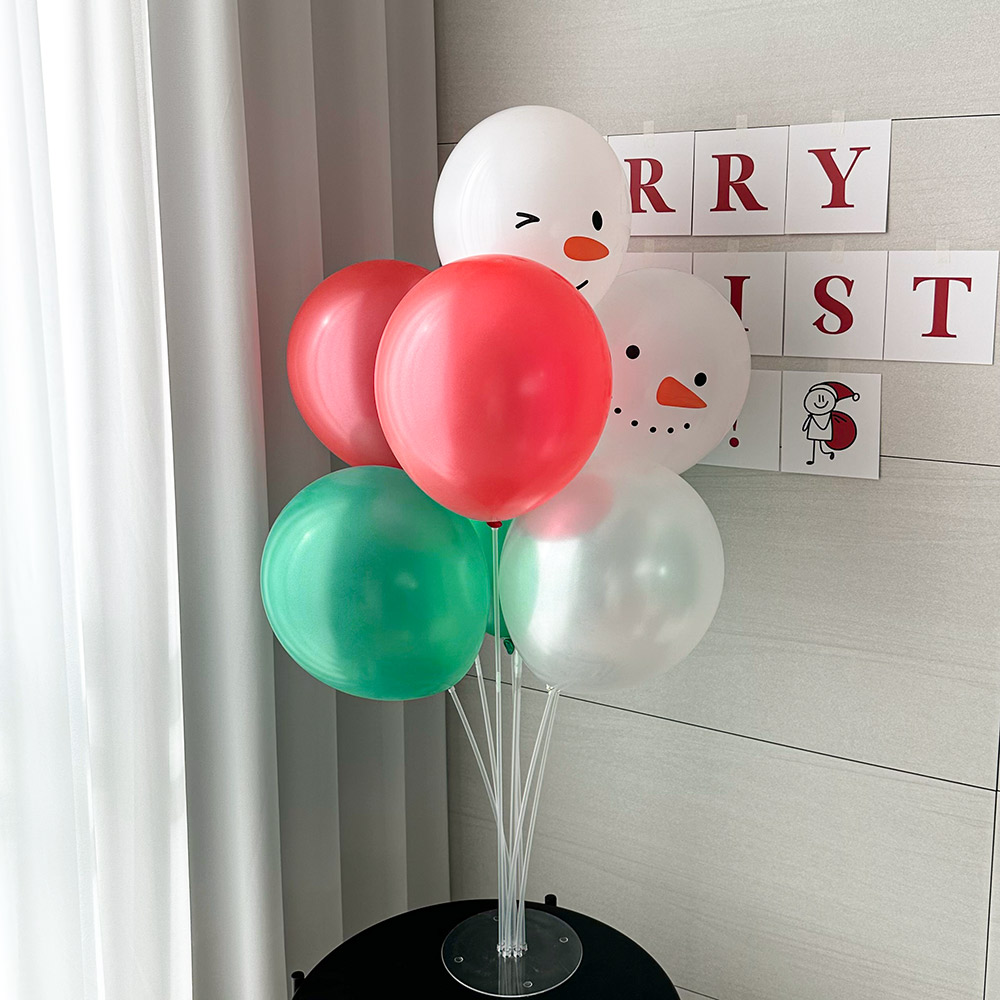 크리스마스 눈사람톤 풍선 파티 스탠드 메리 산타 눈사람 트리 알파벳 홈 장식 용품 5,900원
