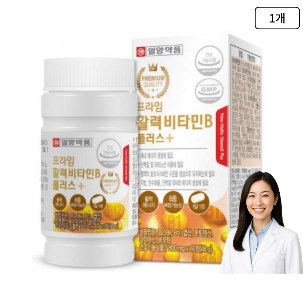 일양약품 프라임 활력 비타민B 플러스, 60정, 1개 11,910원