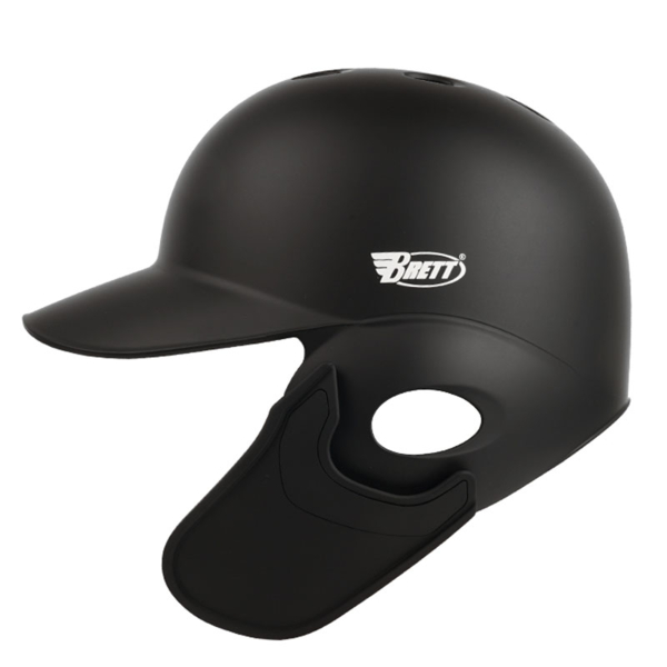 브렛 프리미엄 경량 배팅헬멧 우타자용 블랙무광 검투사헬멧 페이스가드 포함 63,000원