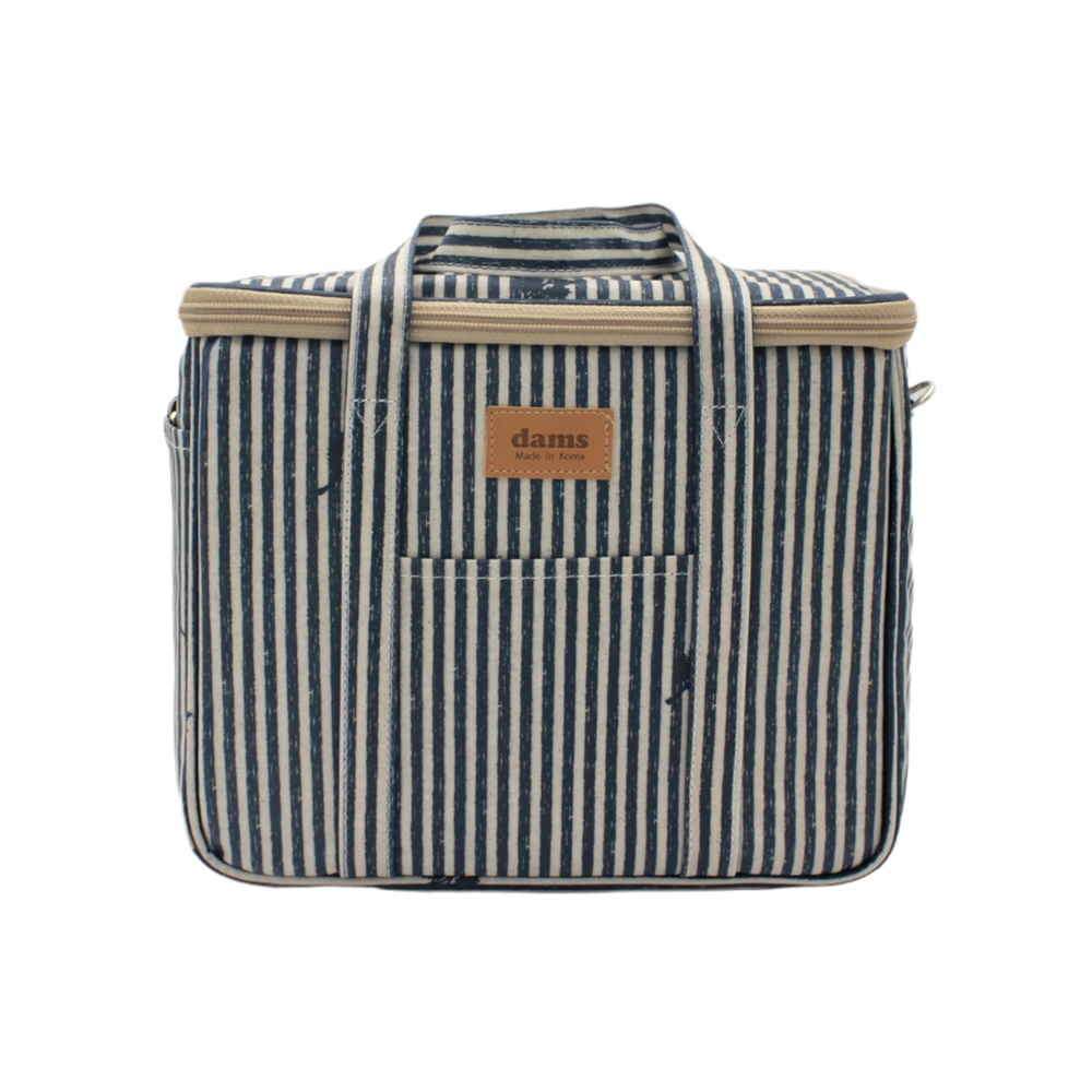 국내제작 방수 보온 보냉가방 특대형 골프 쿨러백 도시락가방, 스트라이프, 1개 27,900원