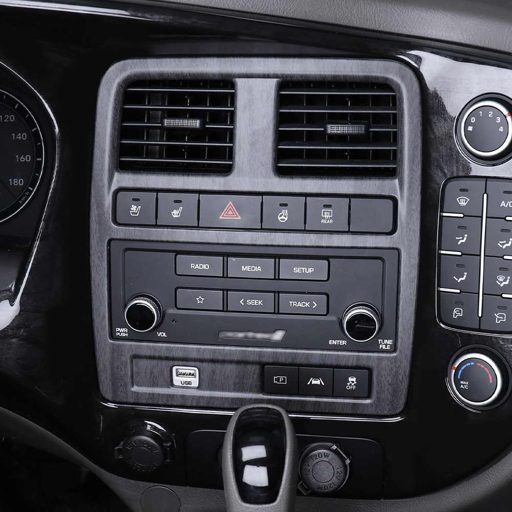 유투카 호환 포터2 튜닝 용품 센터페시아 송풍구 커버 카본 몰딩, 무광우드 33,800원