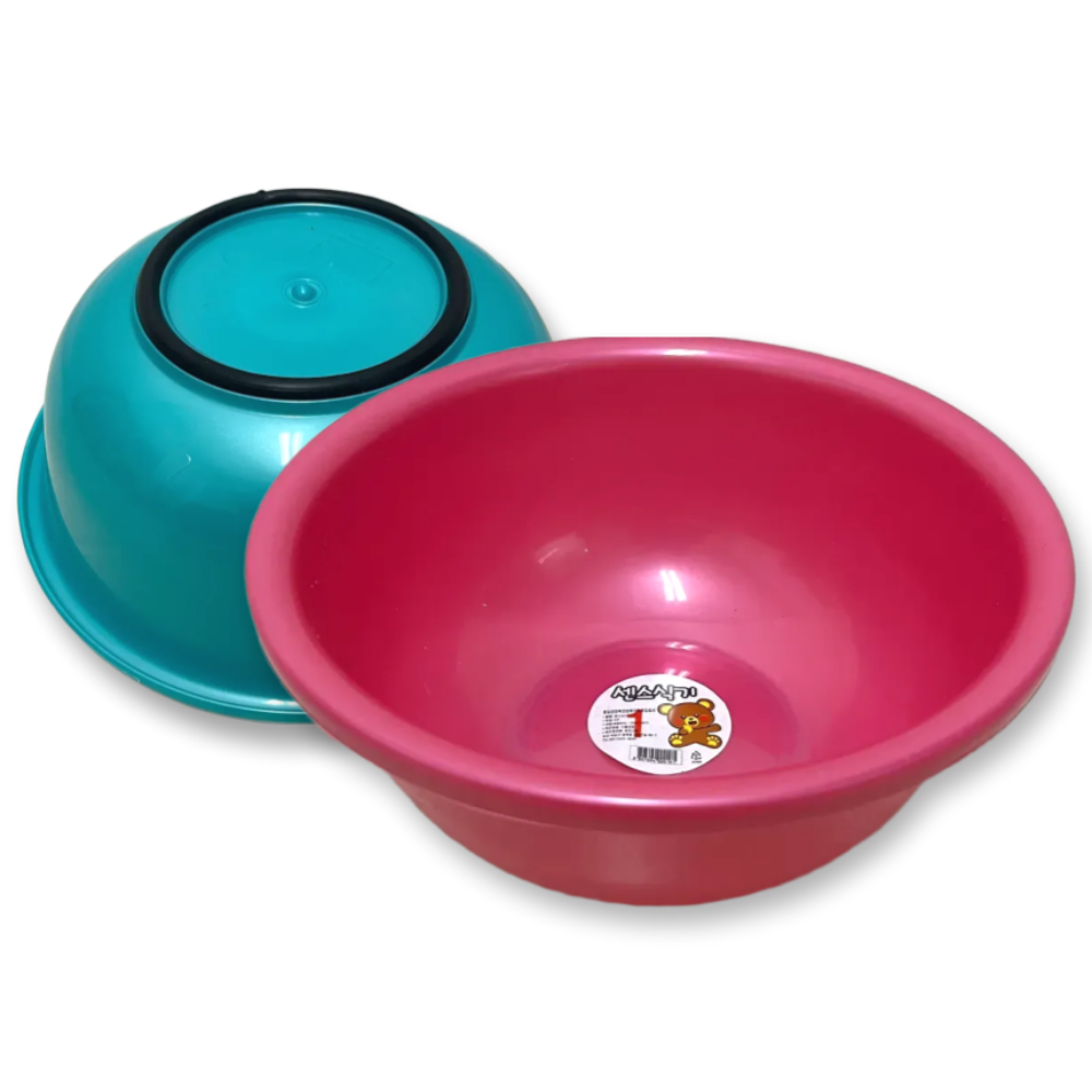 [나코] 미끄럼방지 대접 플라스틱대야 욕실 주방 싱크대 설거지 센스식기 바가지, 식기1호핑크, 1개 5,500원