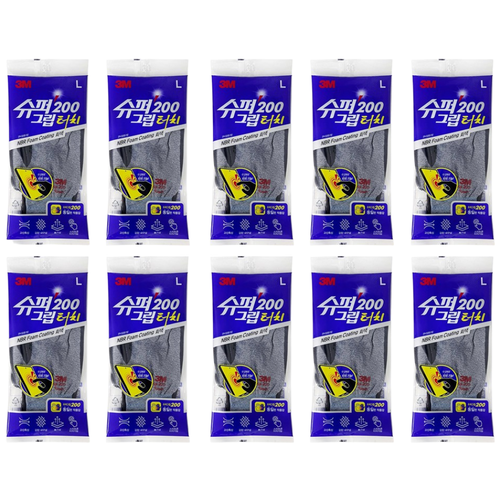 쓰리엠 슈퍼그립 200 터치 장갑 양손착용 세트 23,250원