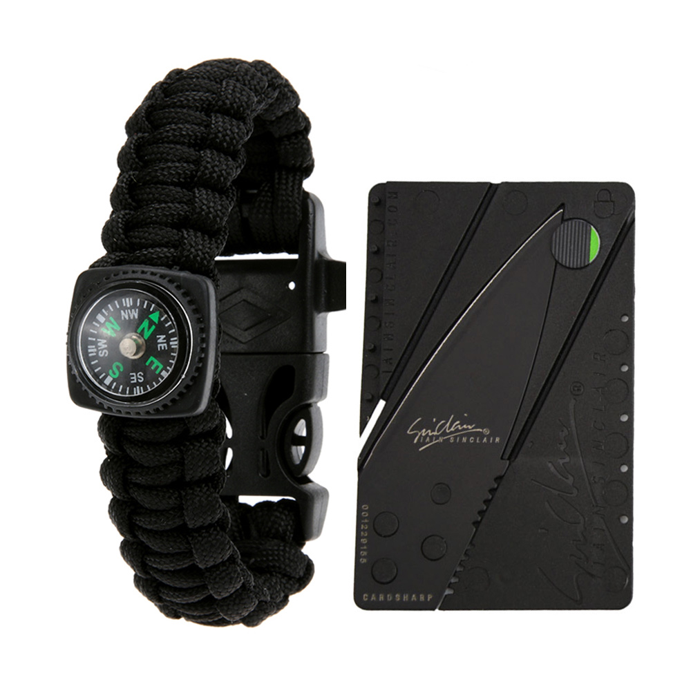 카드나이프+3in1파라코드 생존팔찌 2종 6,900원