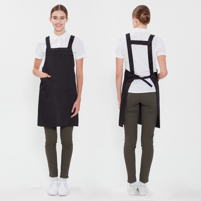 네오브릭 H형 Medium 단색 앞치마, 블랙/a-525, 1개 6,000원