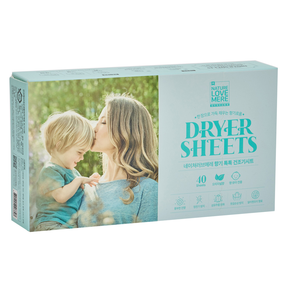 네이쳐러브메레 향기 톡톡 건조기시트 오리지널향 본품, 40개입, 1개 9,900원