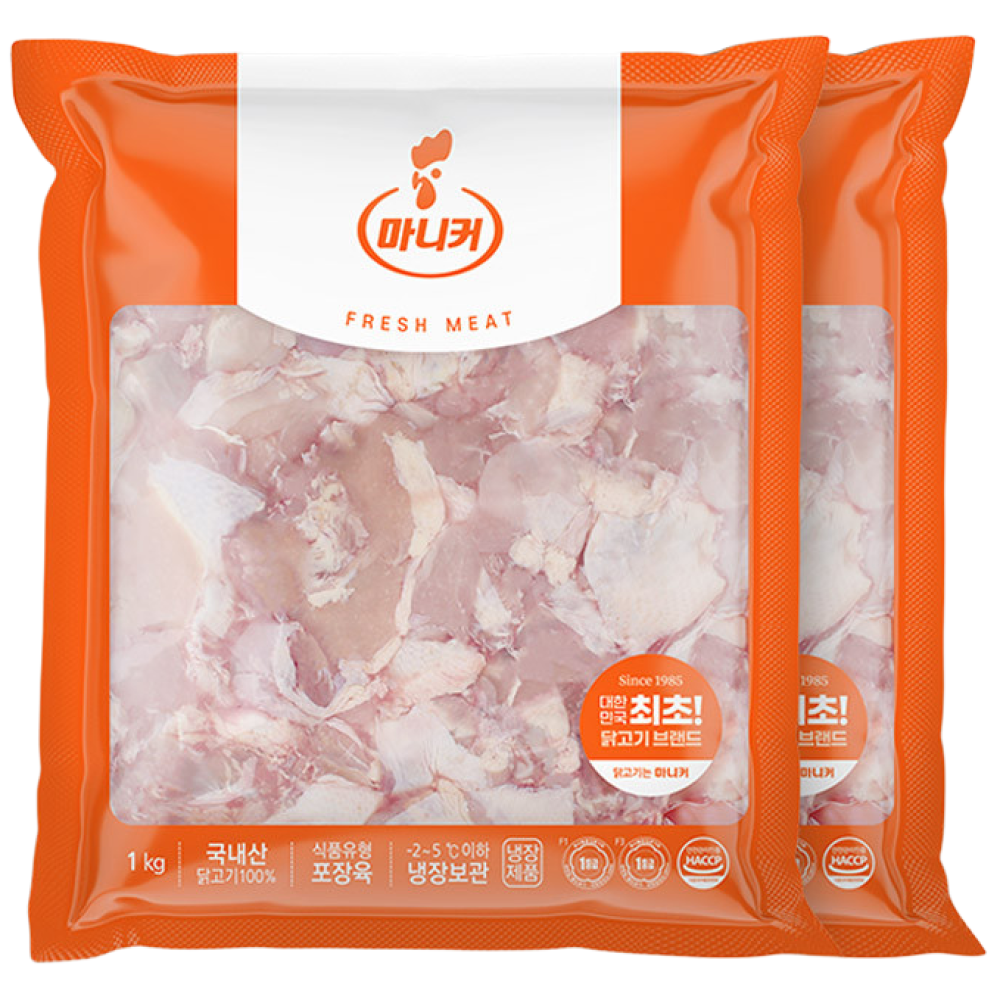 마니커 도리육 (냉장) 국내산 당일생산, 2개, 1kg 14,000원