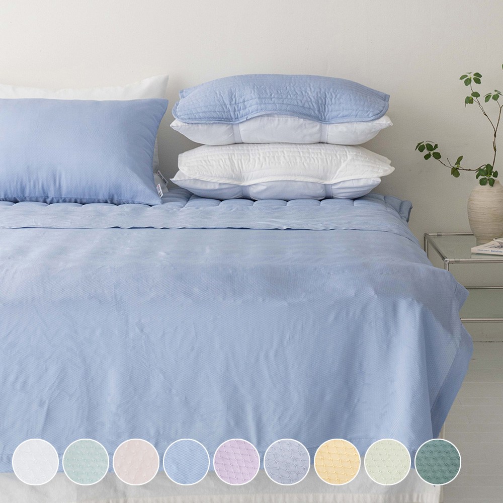 풍기 냉감 인견100% 홑이불 세트 시원한 여름이불 9컬러 99,900원