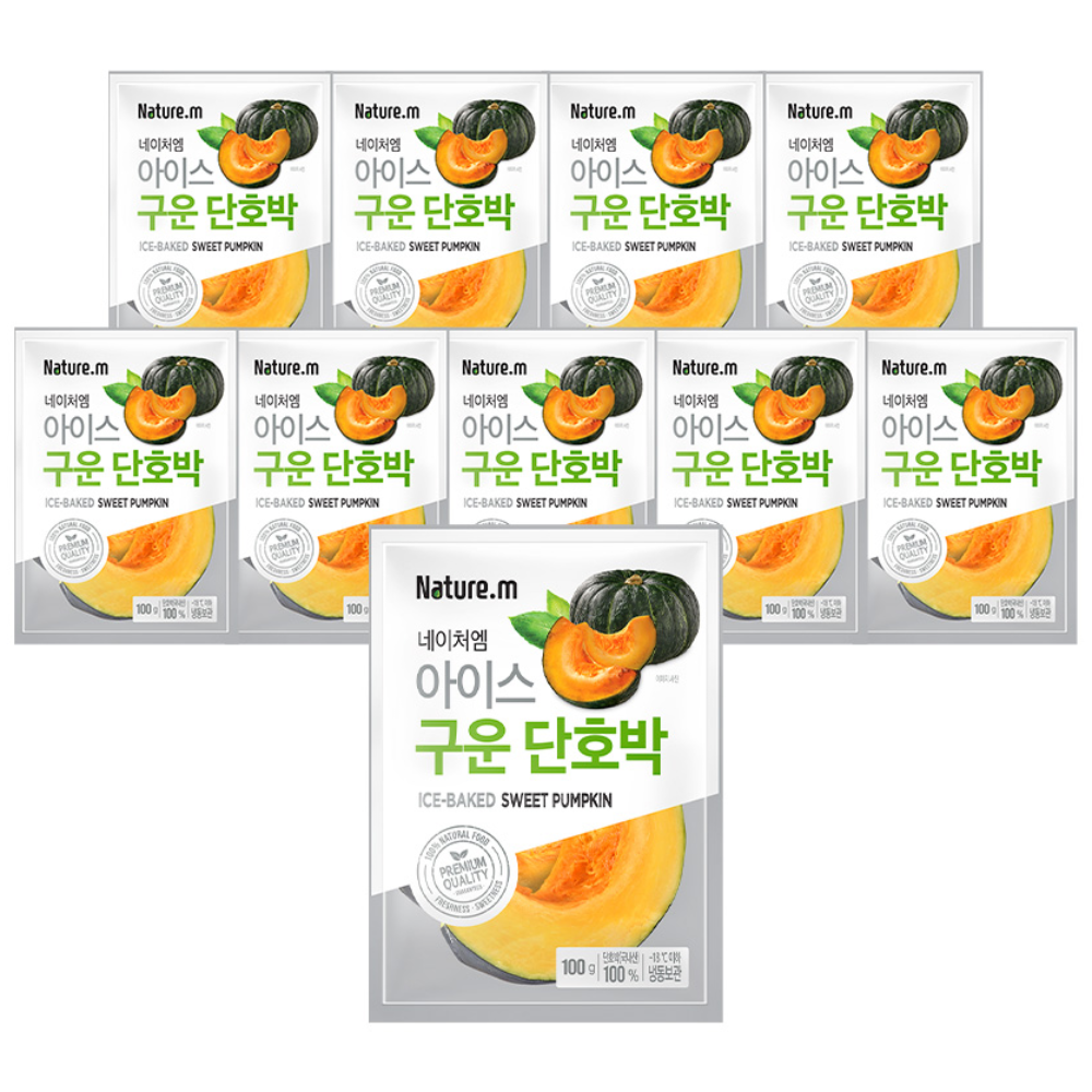 네이처엠 아이스 구운 단호박 100gx10팩(1kg), 100g, 10개 24,300원