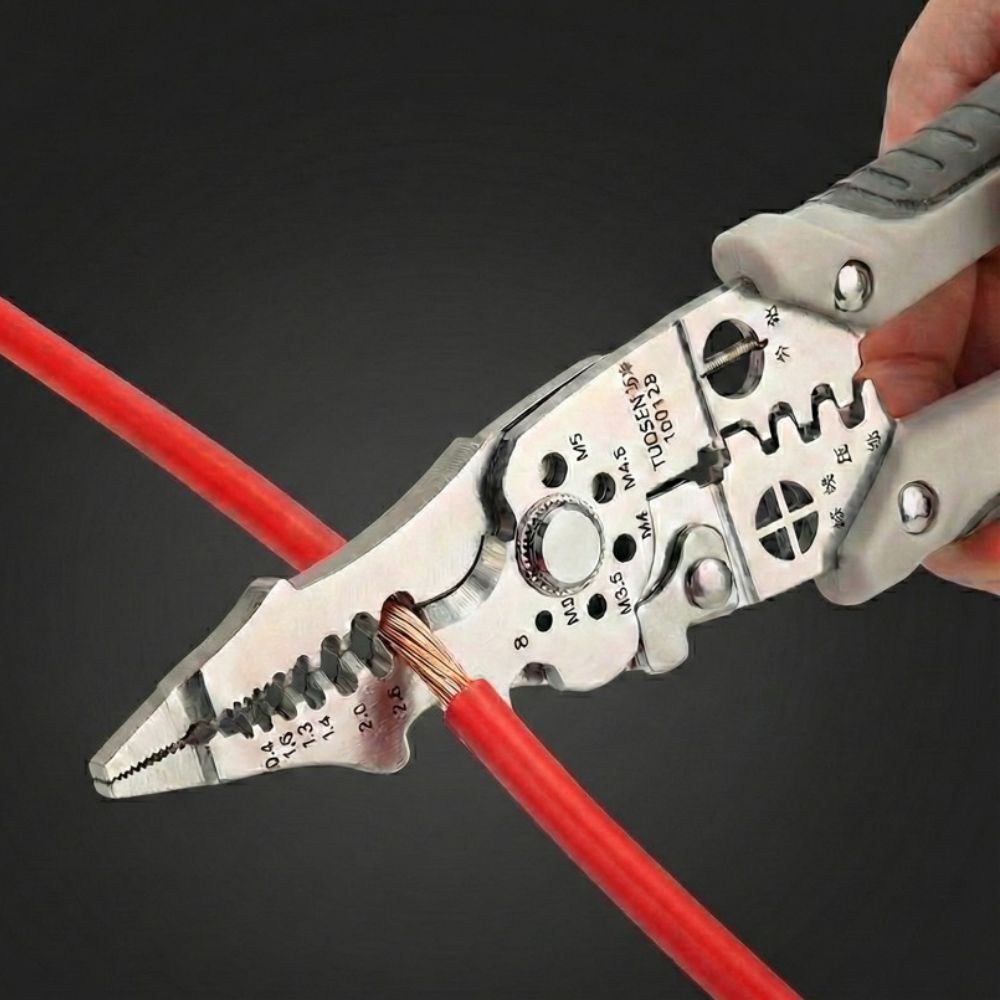 오르지 다기능 전선탈피기 피복 스트리퍼 멀티 펜치, 1개 8,900원