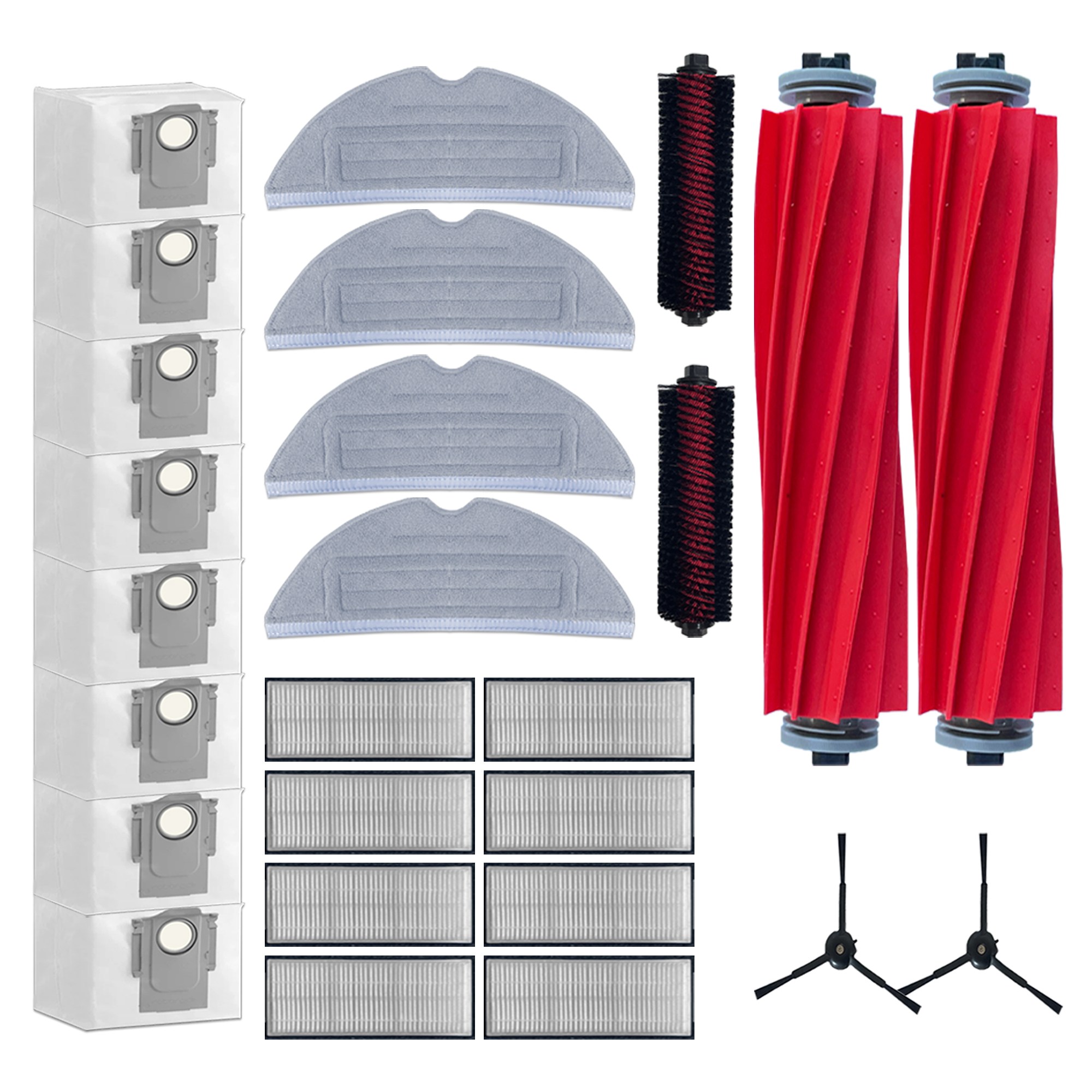 올데이컴퍼니 로보락 S7 Maxv Ultra Max Ultra 호환 로봇청소기 소모품 물걸레 더스트백 세척 브러쉬 필터 사이드 걸레 먼지봉투 세트 30,000원