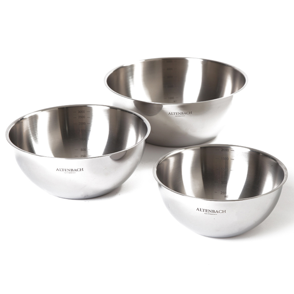 알텐바흐 스테인리스 STS304 믹싱볼 샐러드볼 3종 82,900원