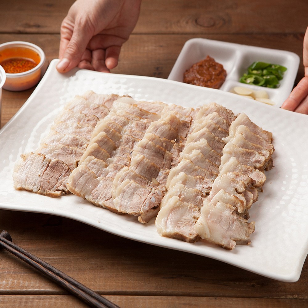 유황한돈 냉장 삼겹살 보쌈 수육용, 4개, 500g 54,900원