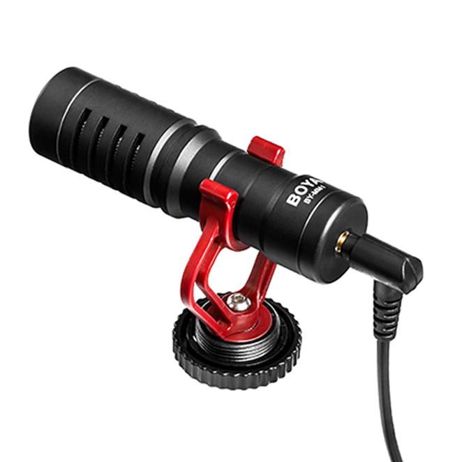 BOYA 단일 지향성 마이크 스마트폰 DSLR 카메라 캠코더용 27,000원