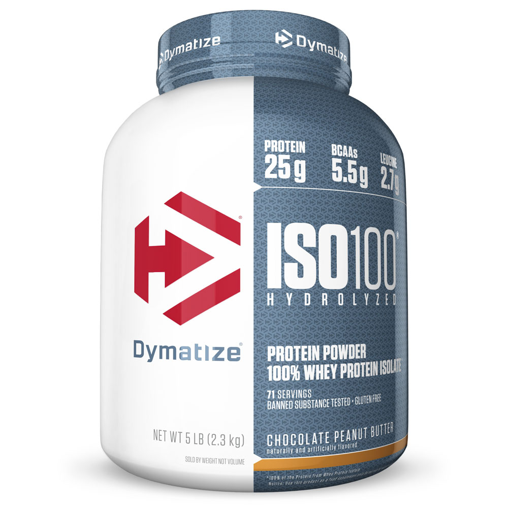 다이마타이즈 프로틴 ISO100 2.3kg 초콜릿 피넛 버터 Dymatize ISO 100 Whey Protein Powder with 25g 5 Pound (Pack of 1), 2.3kg, 1개 148,090원