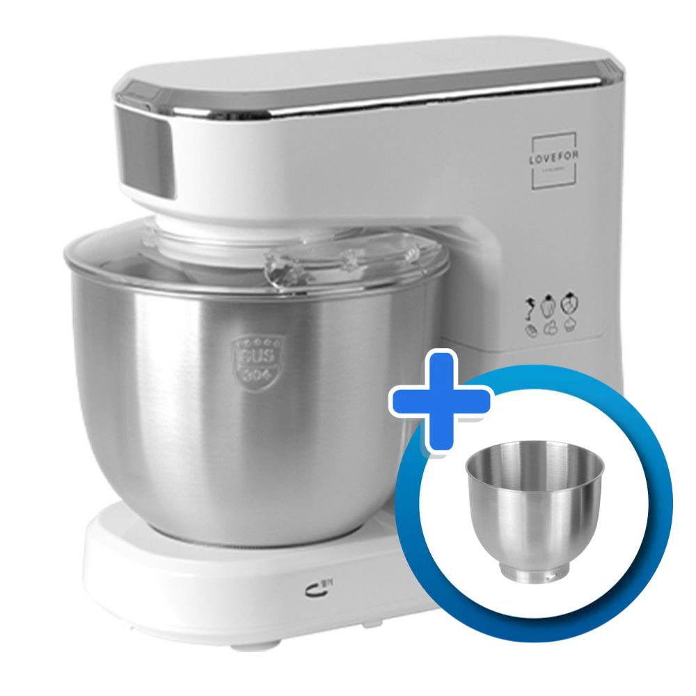 러브포 반죽기 스탠드믹서기계 LFC1000 가정용 업소용 전동 휘핑기 우유거품기 제빵 홈베이킹 머랭치기 구매인증이벤트 198,000원